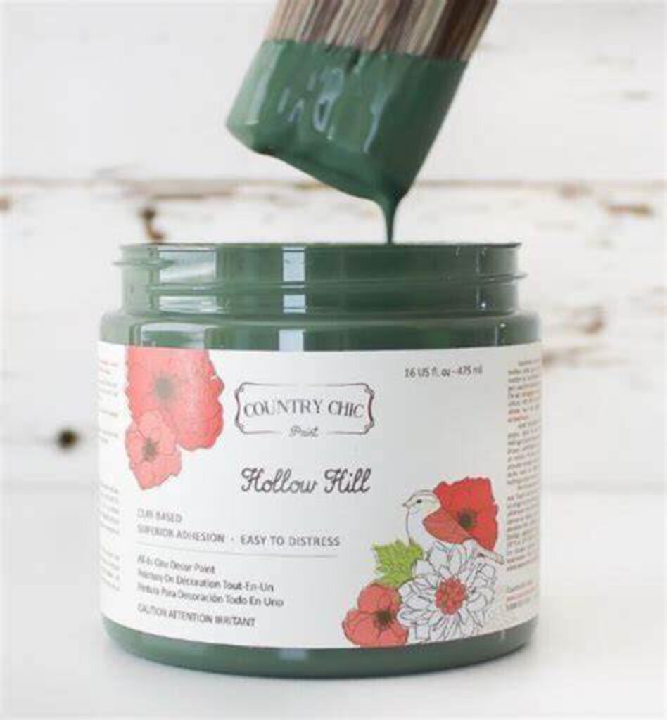 Country Chic All in One Decor Paint- Hollow Hill- 4oz