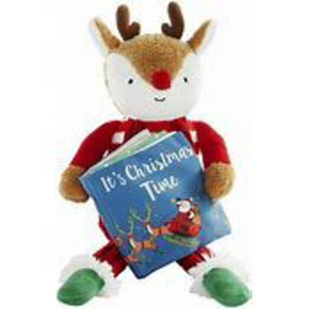 Reindeer Plush With Book