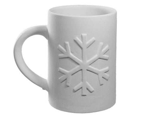 Ceramic Snowflake Mug