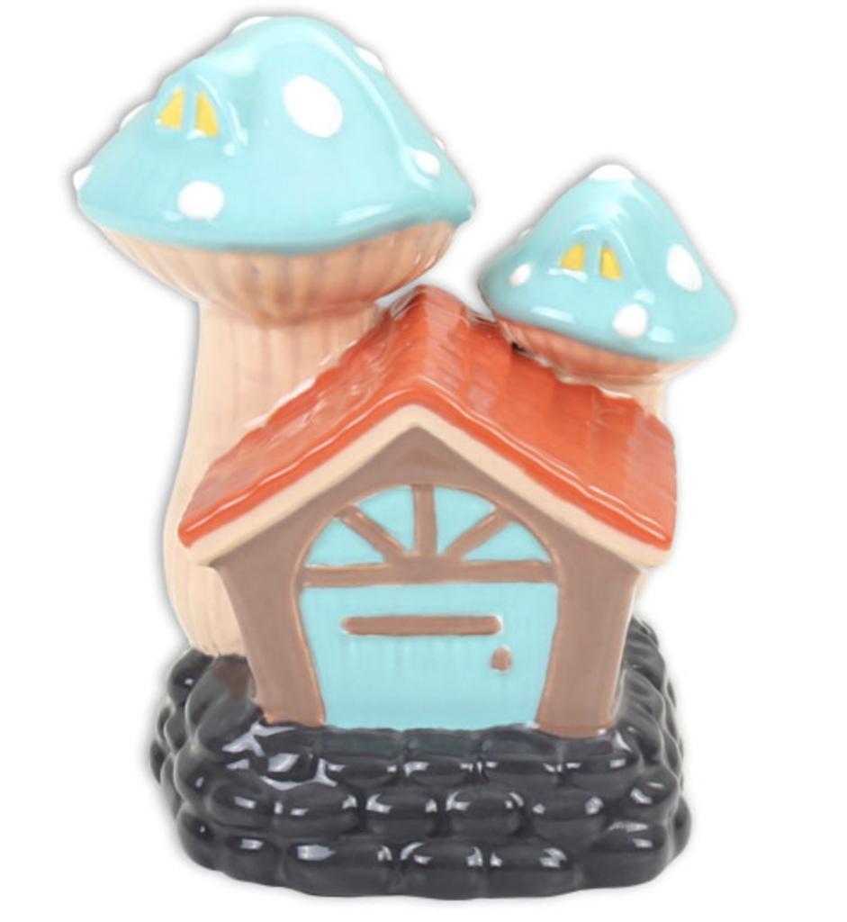 Ceramic Mushroom Fairy House