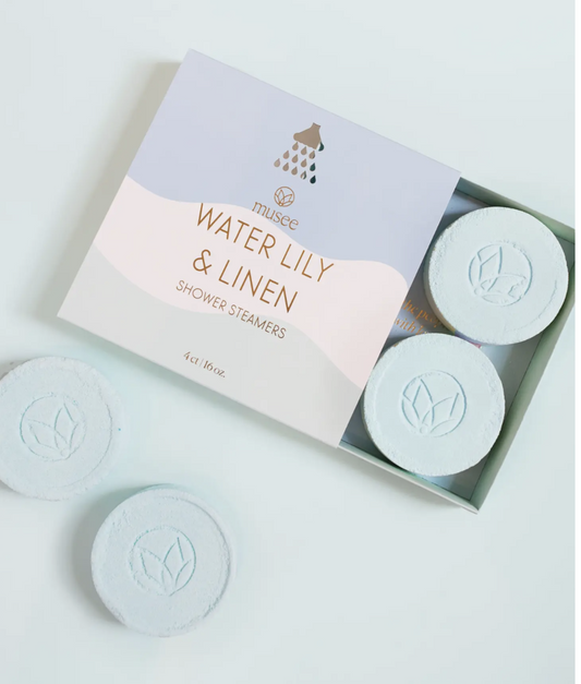 Water Lily & Linen Shower Steamers
