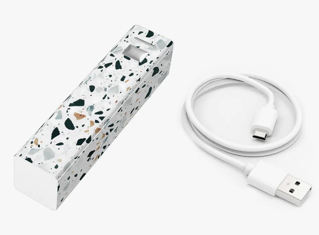 Terrazzo Portable Phone Charger