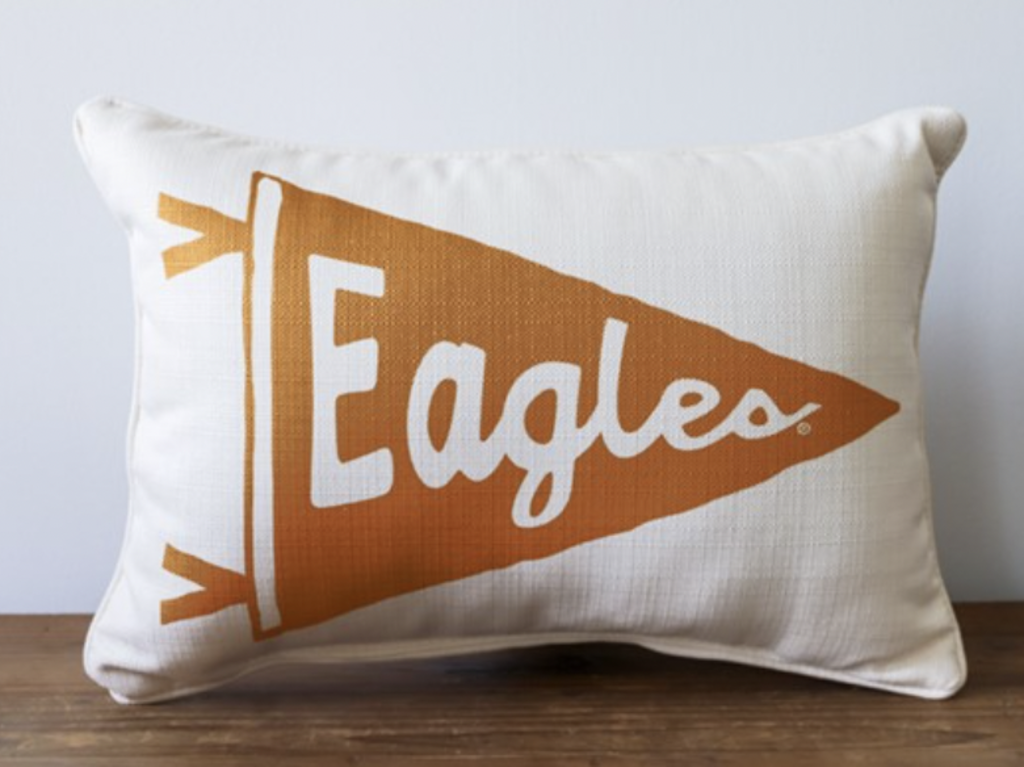 Southern Miss Pennant Pillow