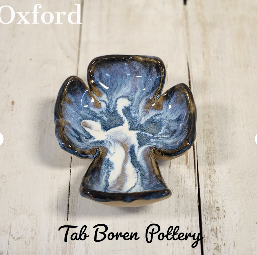 Tab Boren Pottery Cross Tray #108