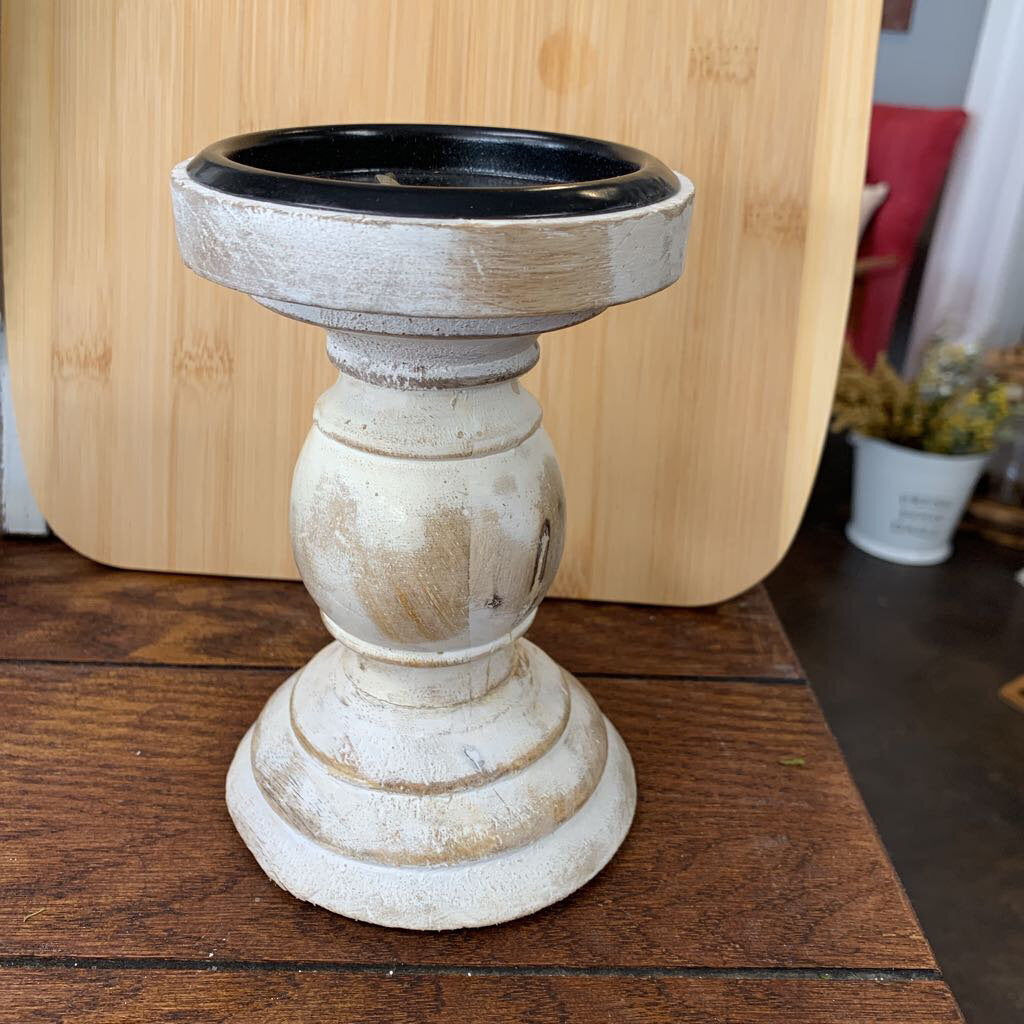 Wooden Candle Holder Small