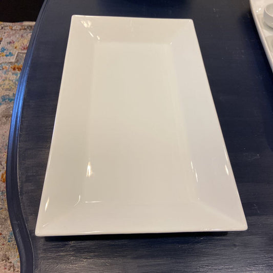 Whiteware Rectangular Serving Platter