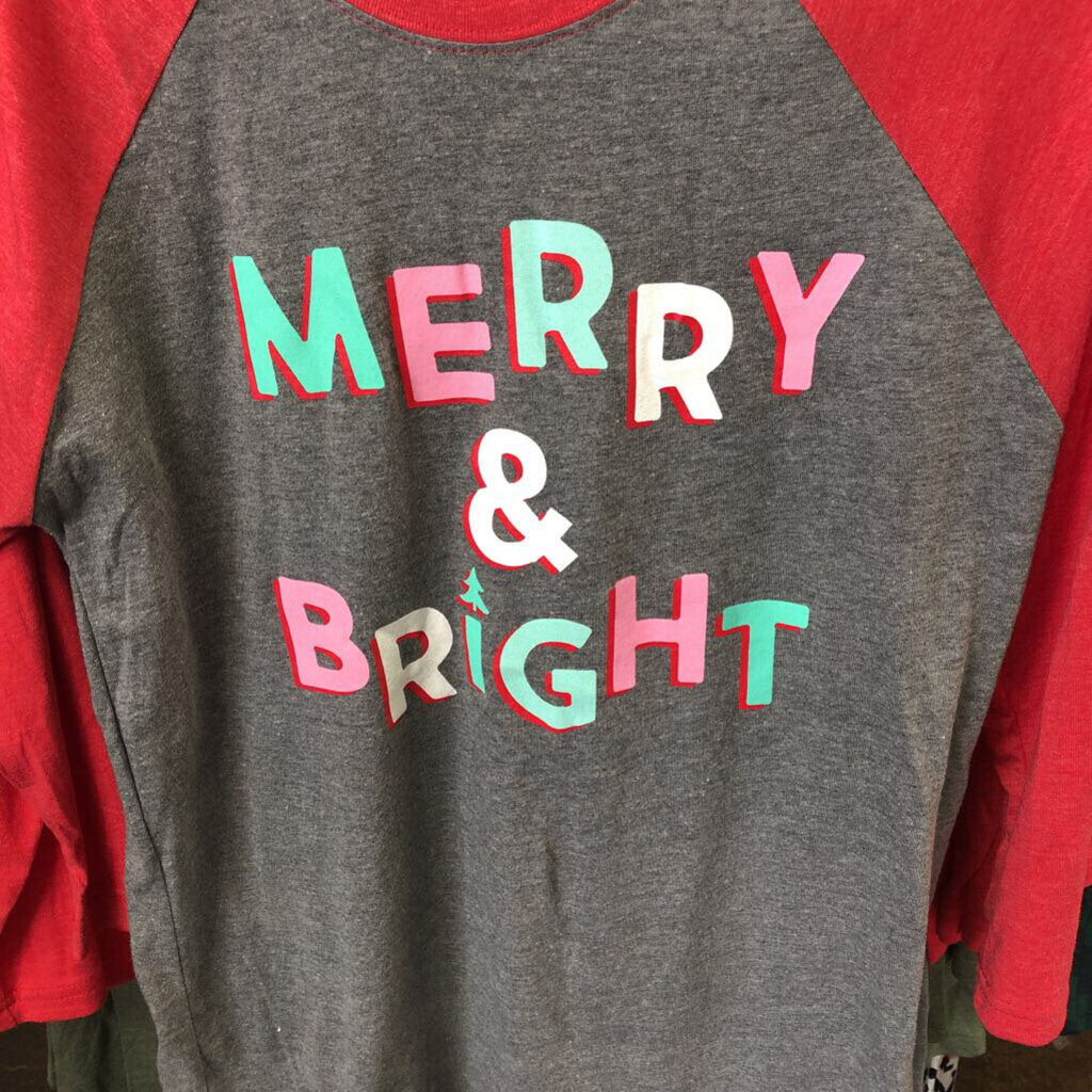 Merry & Bright Long Sleeve Size XL