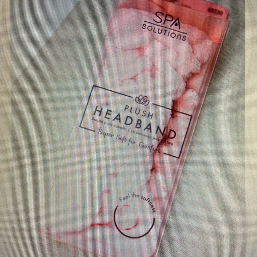 Pink Plush Headband
