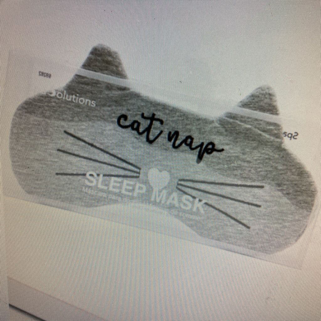 Cat Nap Sleep Mask