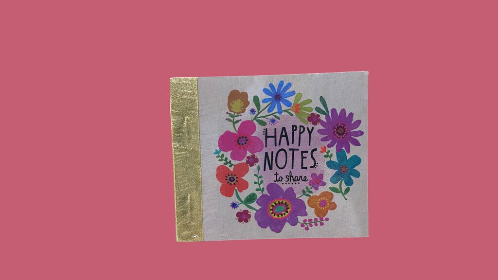 Happy Note Tiny Pink Floral
