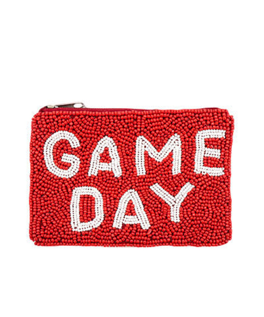 Game Day Beaded Small Purse