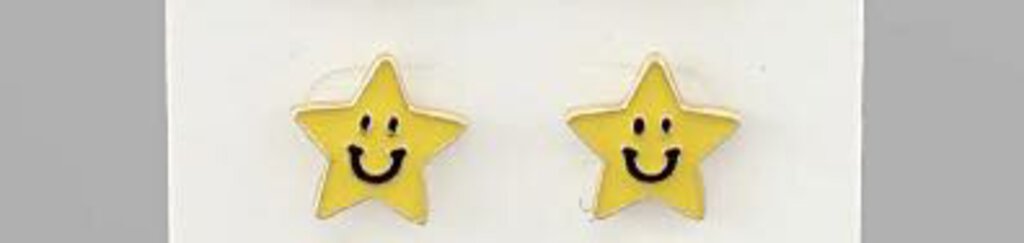 Star Smile Stud Earrings
