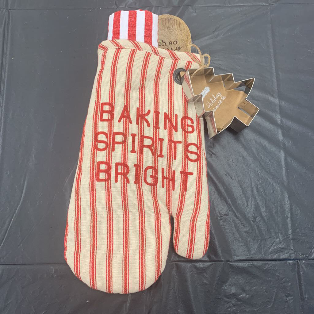 Baking Spirits Bright Baking Oven Mitt Towel Set