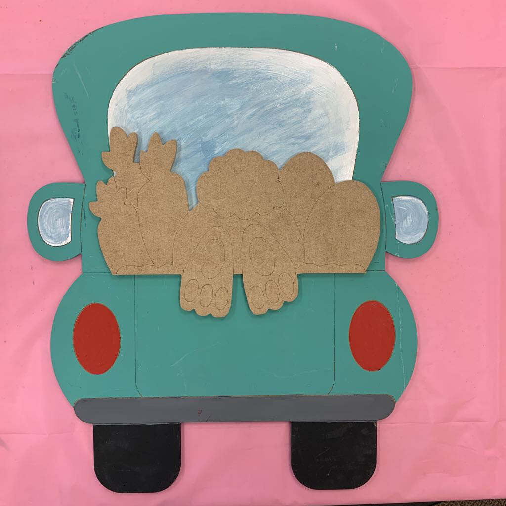 18" Truck - Sign - Easter Bunny
