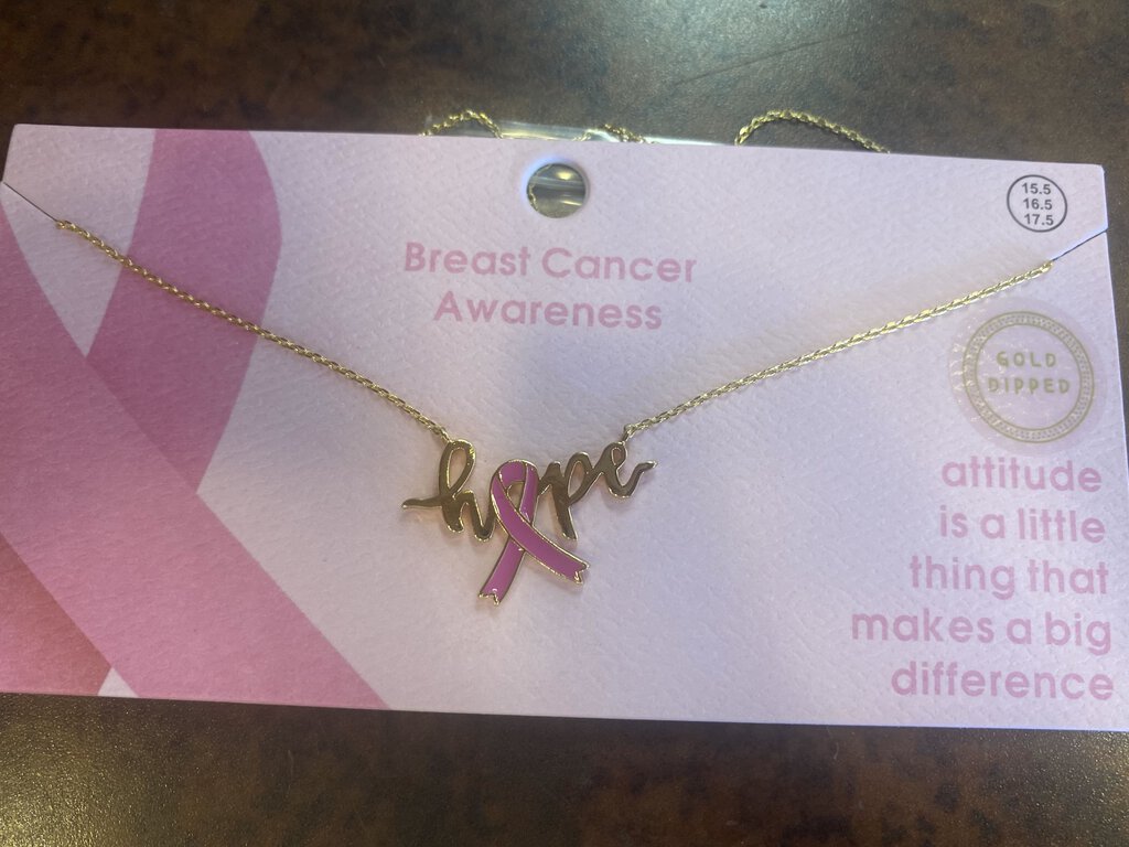 Breast Cancer HOPE Necklace
