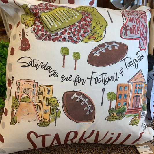 Starkville Double Sided Pillow