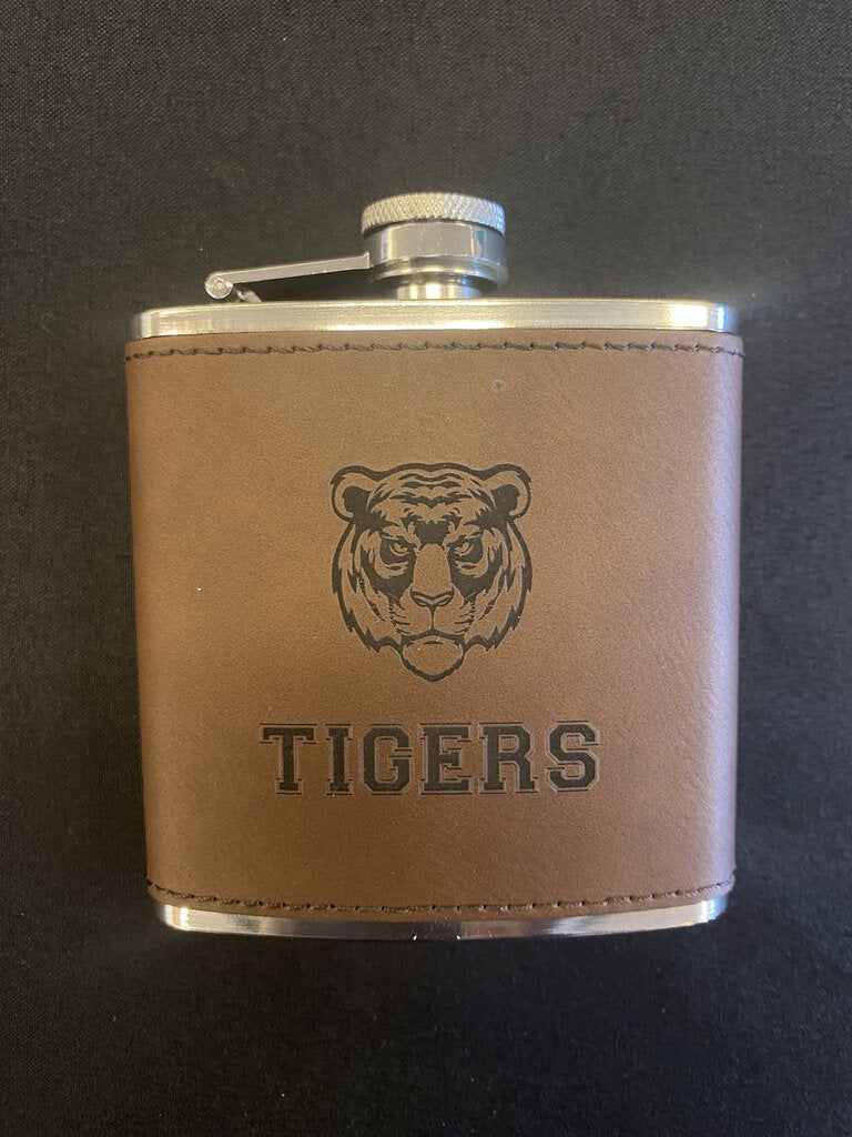 JSU Tigers Brown Flask