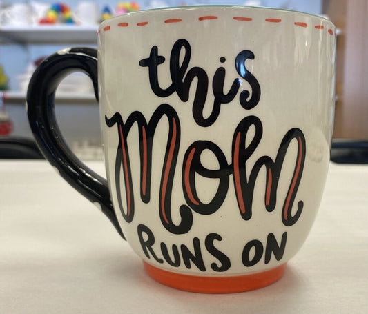 Mom Runs On Coffee And Chaos Mug