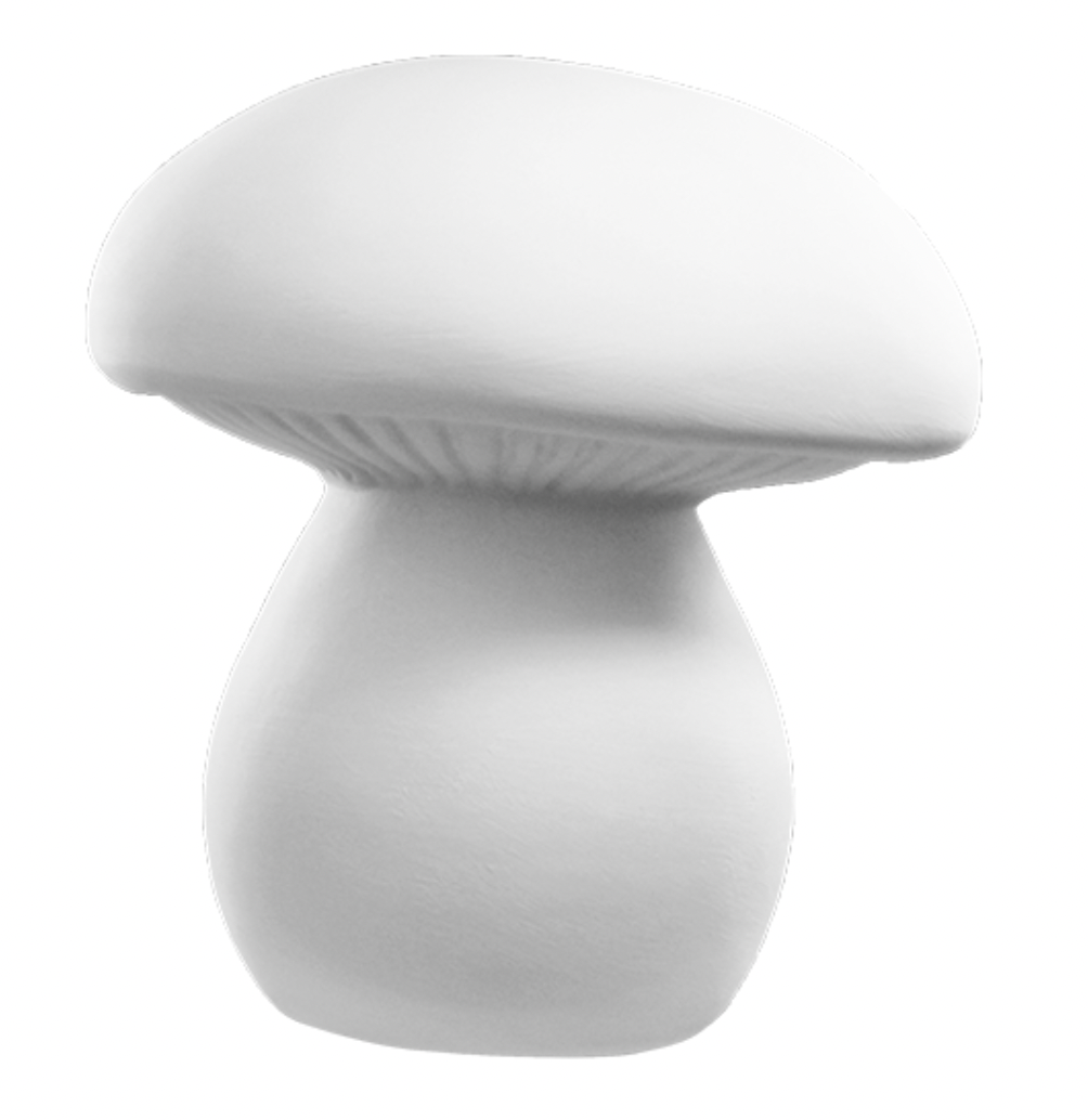 Ceramic Whimsy Mushroom