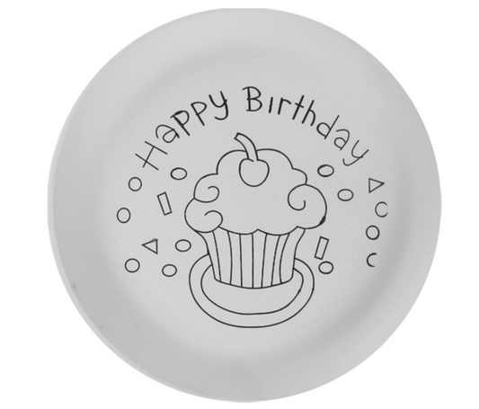 Ceramic Happy Birthday Plate
