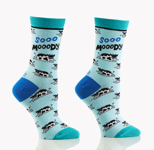 Women's Crew Sock, So Moody