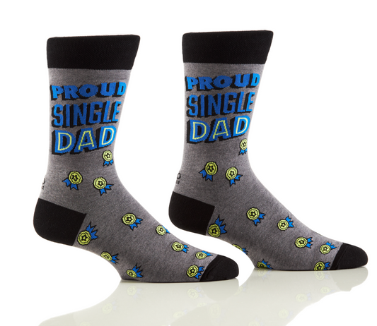 Men's Crew Sock, Proud Single Dad