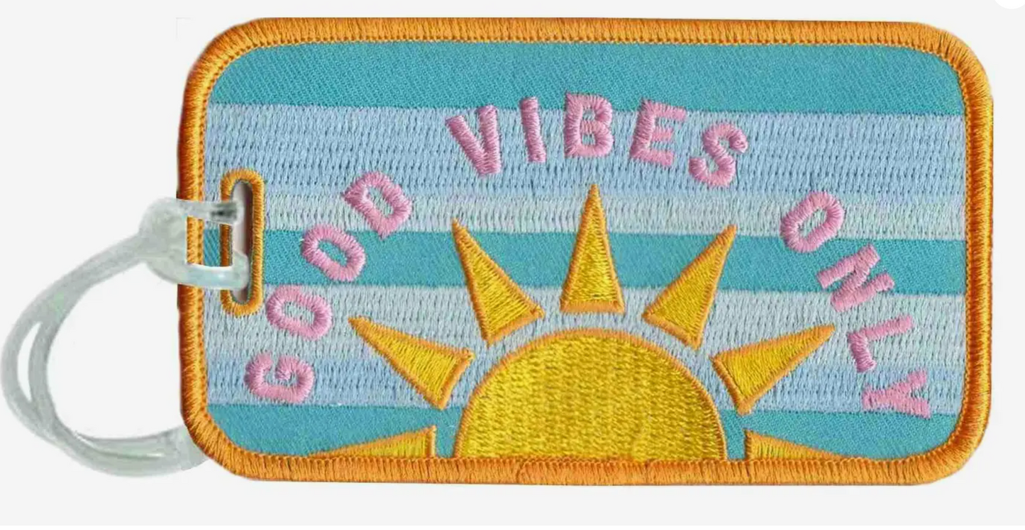 Good Vibes Sunshine Luggage Tag