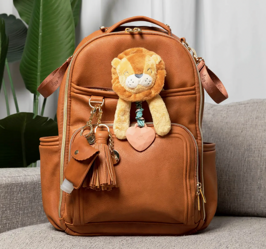 Itzy Ritzy Cognac Boss Plus Diaper Bag