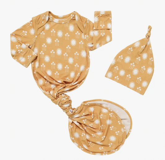 Sunny Days Bamboo Knotted Gown Set