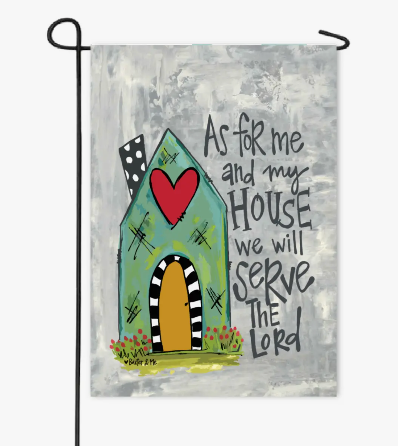 Serve the Lord Garden Flag